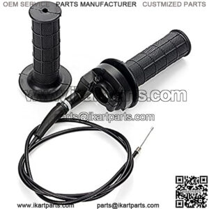 Twist Throttle Cable Housing Grips Set for Mini Pit Bike MOTOVOX MBX10 MBX11 and WARRIOR MB165 MB200 5.5HP 6.5HP196cc