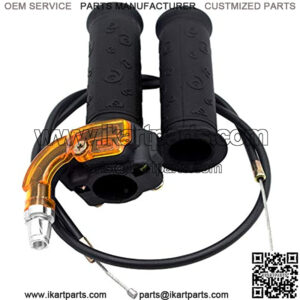 7/8" 22mm Twist Throttle Accelerator Grip and cable for 47cc 49cc Mini Dirt Bike ATV Quad Pocket