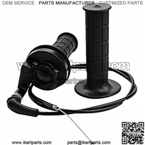 Throttle Handle Grips and Cable 50 Inch For ATV Quad Pit Bike Dirt Bike Mini Bike Mb165 Mb200 196cc 200cc Doodlebug Bike