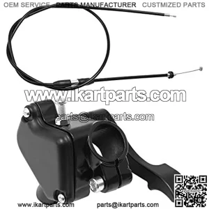 7/8" 22mm Thumb Throttle Cable Accelerator Control Handle Assembly Replacement for 50cc - 250cc TaoTao ATV Quad Go Kart Pit Bike