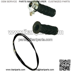 (GB) New Mini Bike Throttle Cable 100" & Deluxe Twist Grips 7/8" Part Minibike Go-Kart + Other Models