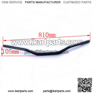 Alloy 1 1/8" -7/8" Fat Bar Handle bar Chinese Pit Dirt Bike Mini ATV Motorbike