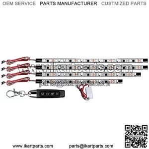 Golf Cart Underglow Light for Golf Cart EZGO Yamaha Club Car - IP68 Waterproof Underbody LED Light Set with Wireless Controller