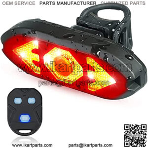 Rorood Bike Tail Light, Rear Bike Light with Turn Signals Remote Control Luces para Bicicletas Waterproof Rechargeable Bicycle Light with Horn Alarm Bike Blinker for Night Riding Cycling