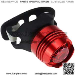 Bike Tail Light Mini Strap-On LED Micro Bicycle Lights, Bright LED Bicycle Rear Light for Cycling Safety, Waterproof, 3 Light Modes Long Battery Life for Night Riding