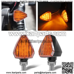 Motorcycle Triangle LED Turn Signal Light Blinker Indicator For Dirt Bike Yamaha