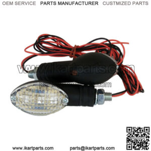 Fly Racing Cat Eye LED Mini Stalk Mount Pair/Black - 12 Volt/2 Wire 11149412