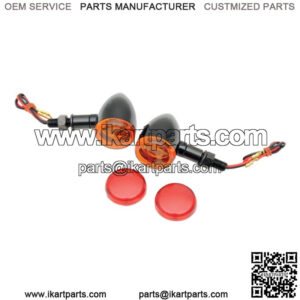 Drag Specialties Gloss Black Mini Deuce Marker Lights 2040-1041