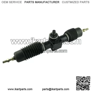 Conjunto de pi ??n de cremallera de direcci??n asistida de acero completo de 430 mm M10 para ATV / UTV Bastidor de engranaje de la direcci??n asistida