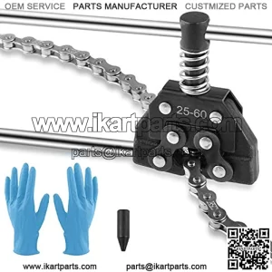 Roller Chain Breaker Detacher Cutter Tool #25#35#41#40#50#60 415H,428H, 520,530 for Bicycle Motorcycle Go Kart ATV Chains Replacement