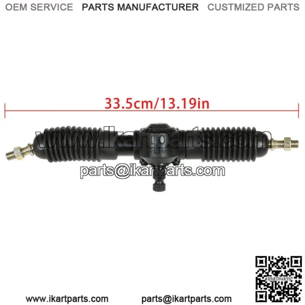 Steering Wheel Steel Kit Gear Rack Pinion Adjustable Shaft Set 110cc Go ...