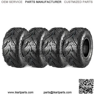 Pack of 4 Sport ATV Tires 145/70-6 145x70-6 Go-Kart, Mini Bike, ATV, Lawn Tires 145x70x6, 6PLY