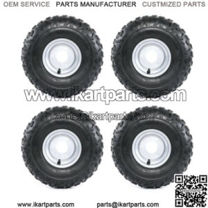 145 70 6 front rear tires with rims atv go kart