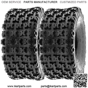 20x11-8 20x11x8 ATV UTV Tires 6 PR Tubeless A027 [Set of 2]