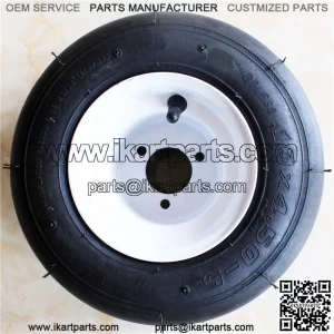 10X4.5-5 Go Cart Wheel with Iron Rims