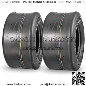 11x6.00-5 Smooth Lawn & Garden Tire for Zero Turn Mower or Go-Kart,2Pcs
