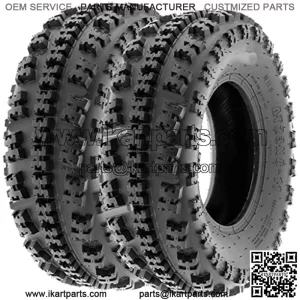 Pair of 2 ATV UTV Sport Tires 23x7-10,6 PR Tubeless A027