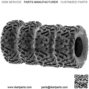 Set of 4 Power.II ATV UTV Tires 23x7-10 Front & 22x10-10 Rear, All-Terrain Off Road, 6 PR, A051