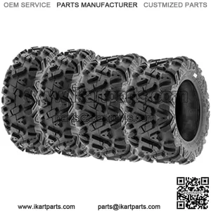 Power.I ATV/UTV all-terrain Tire 22x7-12 Front & 22x10-12 Rear, Set of 4 A033, 6-PR, Tubeless