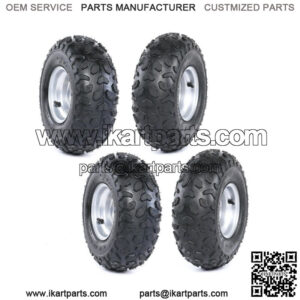 4x 145/70- 6 Wheel Tire Rim Chinese ATV Quad Taotao Coolster Sunl Go Kart Buggy
