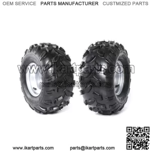 GOLF CART 8" Tire RIM WHEELS 18x9.5-8 KNOBBY TIRES (SET OF 2) 18x9.5x8