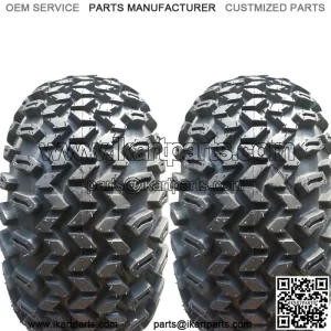 2) 22x11.00-8 Golf Cart Go Kart TIREs Journey P334 4ply Tube-Less