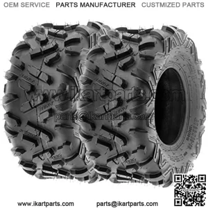 Set of 2 Power.II 18x9.5-8 ATV UTV Off-Road Tires, All-Terrain, 6 PR, Tubeless A051