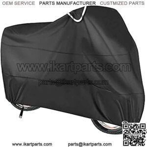 Bike Cover, Outdoor Storage Waterproof for 2 Bikes Heavy Duty 210D Oxford Fabric Rain Sun UV Protection Dustproof Waterproof Wind Proof with Lock Holes for Mountain Road Electric Bikes/Bicycles