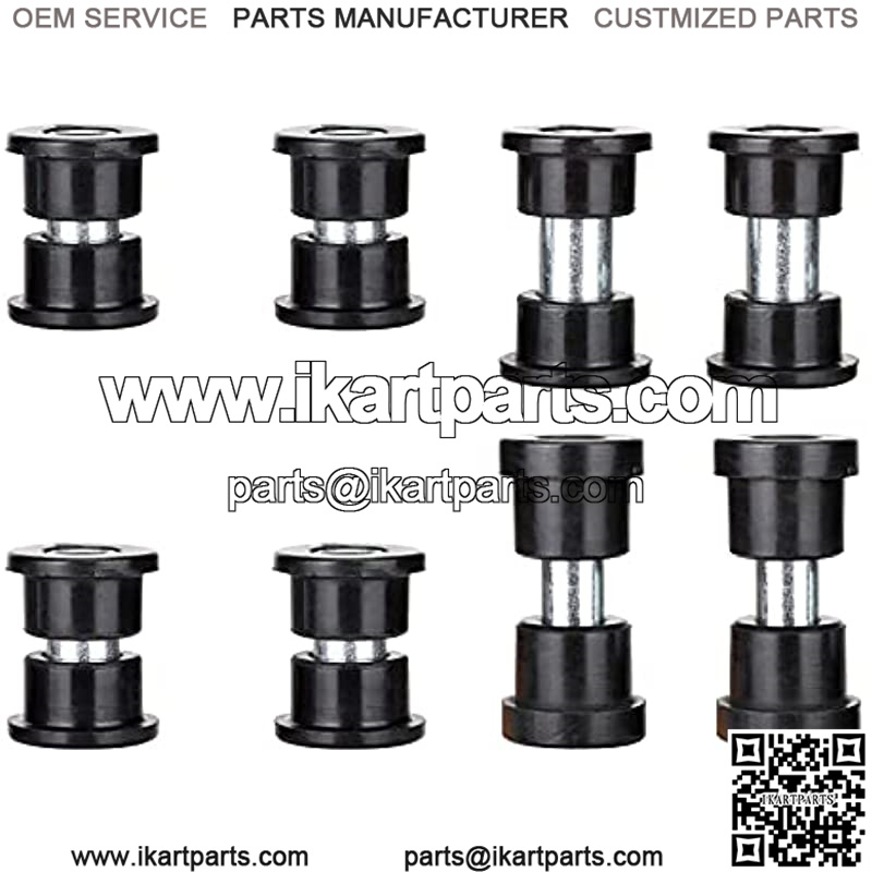 Golf Cart Front Lower Leaf Spring + Front Upper Suspension Bushing & Sleeve Kit for Club Car DS 1992 Up Gas & Electric - Image 2