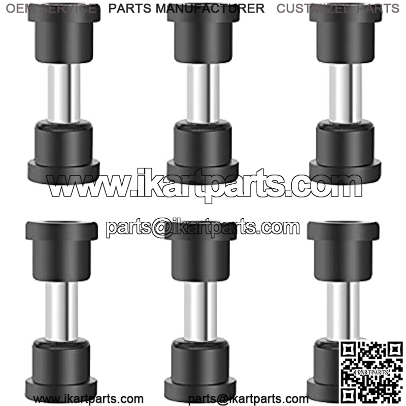 Golf Cart Bushing and Sleeve Kits, Rear Leaf Spring Bushing & Sleeves Kits for EZGO TXT 1994-UP and Club Car DS Models Gas & Electric 1981 + UP, 6 Sleeves and 12 bushings. 1012303 1015583 - Image 3