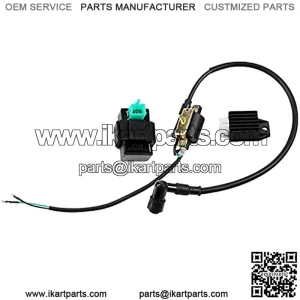 Ignition Coil CDI Box Regulator Rectifier For 50cc 70cc 90cc 110cc 125cc Chinese ATV Quad Peach Eagle Kazuma JCL Taotao