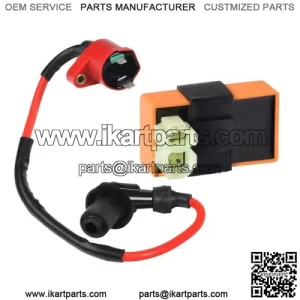 High Output Ignition Coil & CDI Module (Ignitor) Set for 50cc to 150cc Scooters