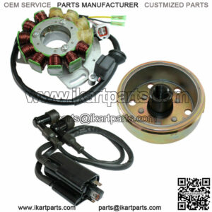 Stator & Flywheel Rotor for Yamaha Banshee 350 YFZ350 1995-2006 & Ignition Coil