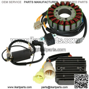 Stator/Regulator Rectifier/Ignition Coil for Kawasaki KLF300 Bayou 300 1999-04