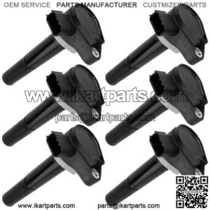 6-Pack Ignition Coils for Mercury Outboard 225 250 275 300 Verado 4-Stroke 6Cyl