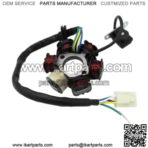 Conjunto De Estator / Bobina De Generador De Magneto Para Motocicleta Taotao  Chino De 50cc -150c  Estator de magneto
