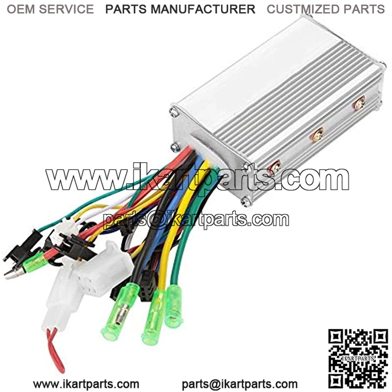 Brushless Motor Controller,350W Electric Brushless DC Motor Controller 36/48V High Speeds Brushless Motor Controllers for Go Karts E-Bike Electric Throttle Motorcycle Scooter