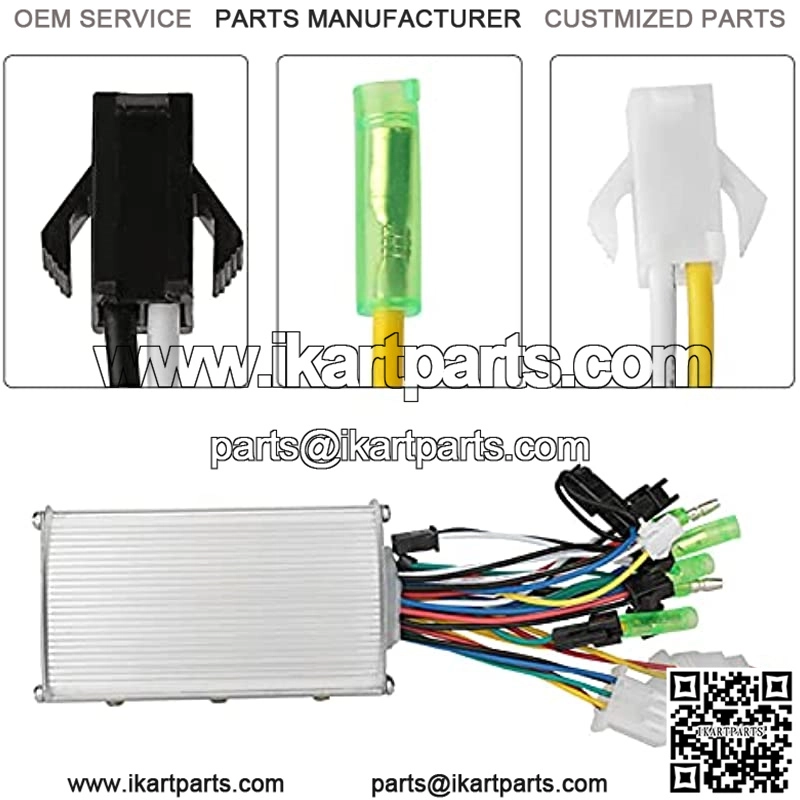 Brushless Motor Controller,350W Electric Brushless DC Motor Controller 36/48V High Speeds Brushless Motor Controllers for Go Karts E-Bike Electric Throttle Motorcycle Scooter - Image 4