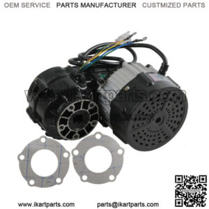500W 48V Electric Differential Axle Brushless Motor Kit Go kart ATV Quad Buggy