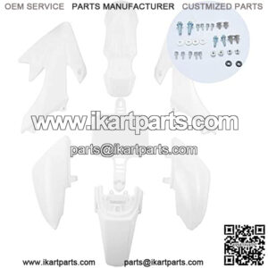 Plastic Fender Fairing Body Work Kit Set??Plastic Body Fender Kit 7 piece for CRF50 Chinese Mini Dirt Bikes