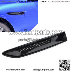 Left Front Fender Air Vent Outlet Grille Trim Black For Jaguar XE F-Pace 2016-20