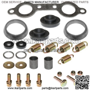 Exhaust Muffler Gasket Kit for Polaris Sportsman 700 4X4 EFI 2005 2006