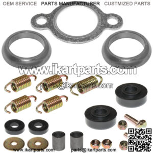 Exhaust Muffler Gasket Kit for Polaris Magnum 330 2X4 4X4 2003 2004 2005 2006