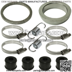 Exhaust Muffler Gasket Kit for Arctic Cat 650 H1 2006 2007 2008 2009 2010 2011