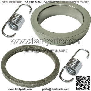 Exhaust Muffler Gasket Kit for Arctic Cat Hdx 700 Xt Se 2016 / Prowler 550 2009