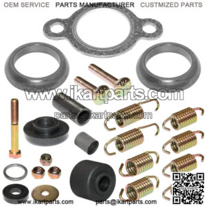 Exhaust Muffler Gasket Kit for Polaris Magnum 325 2X4 4X4 Hds 2000