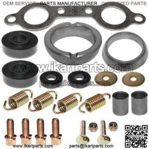 Exhaust Muffler Gasket Kit for Polaris Sportsman 800 EFI 2010 2012 2013 2014