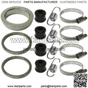 Exhaust Muffler Gasket Kit for Arctic Cat 1000 4X4 Mudpro Trv Gt Xt 2010-2016