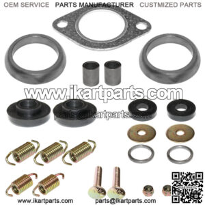 Exhaust Muffler Gasket Kit for Polaris Ranger 500 4X4 EFI 2006 2007 2008