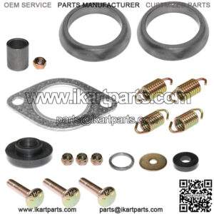 Exhaust Muffler Gasket Kit for Polaris Ranger 500 4X4 EFI 2010